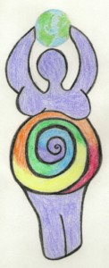 goddess spiral color w earth